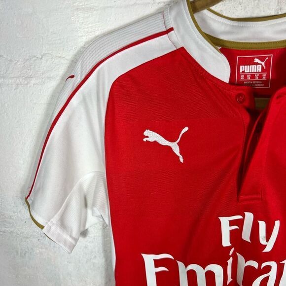 ARSENAL 2014 2015 HOME SHIRT JERSEY PUMA SIZE XS MEN #17 ALEXIS SANCHEZ - Picture 4 of 13